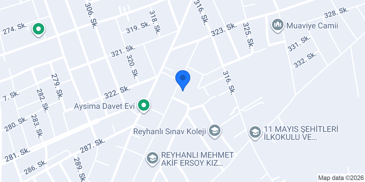 REYHANLI İMAM HATİP ORTAOKULU konumu
