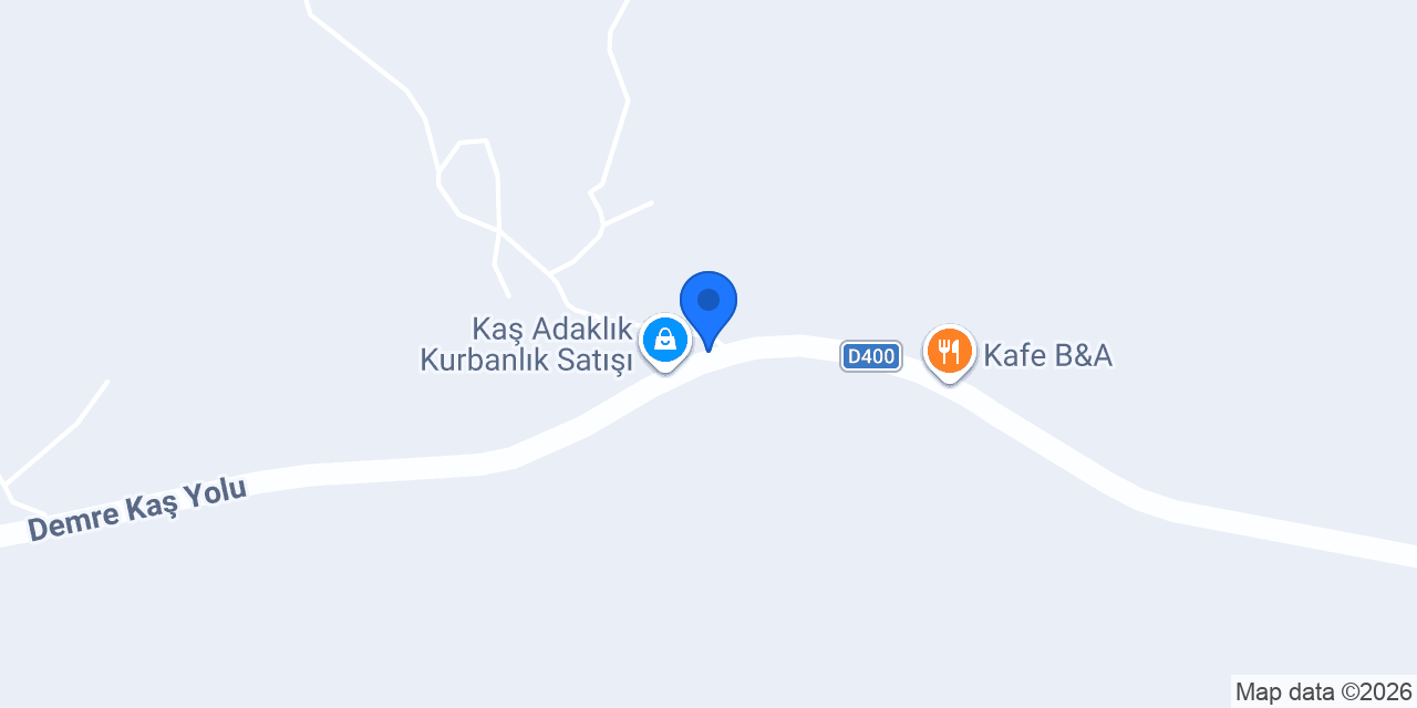 Kaş Kekik Çiftliği konumu