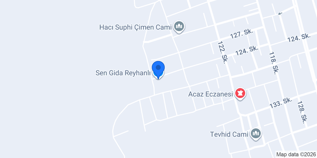 Sen Gida Reyhanlı konumu