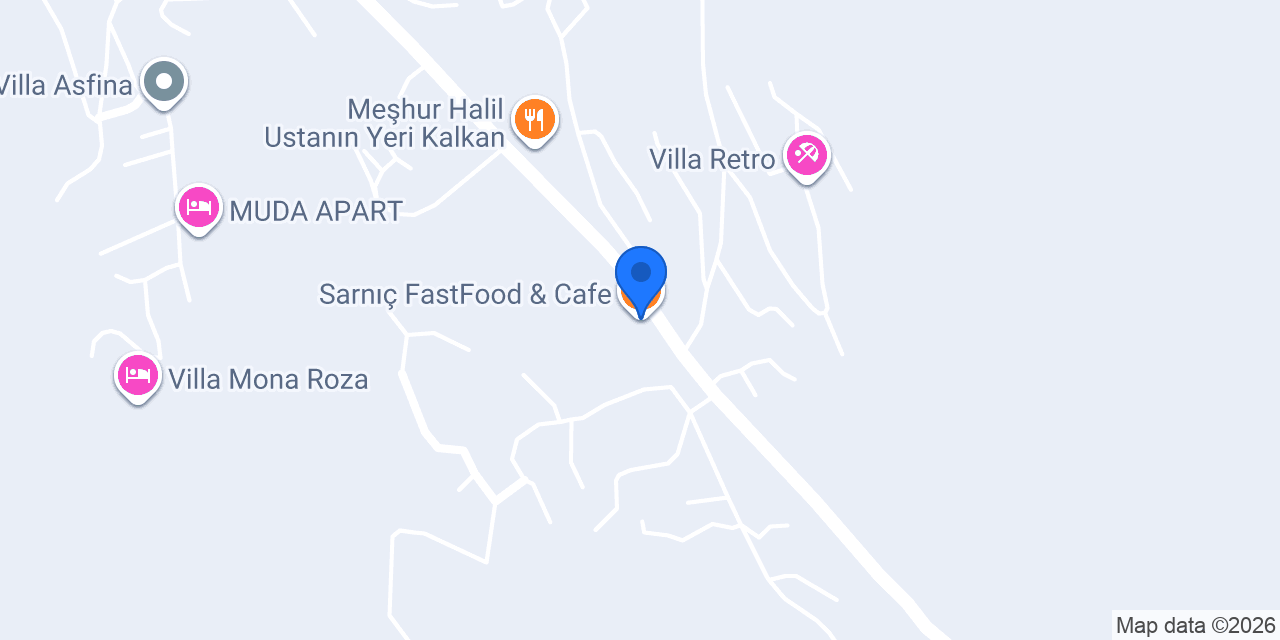 Sarnıç FastFood & Cafe konumu