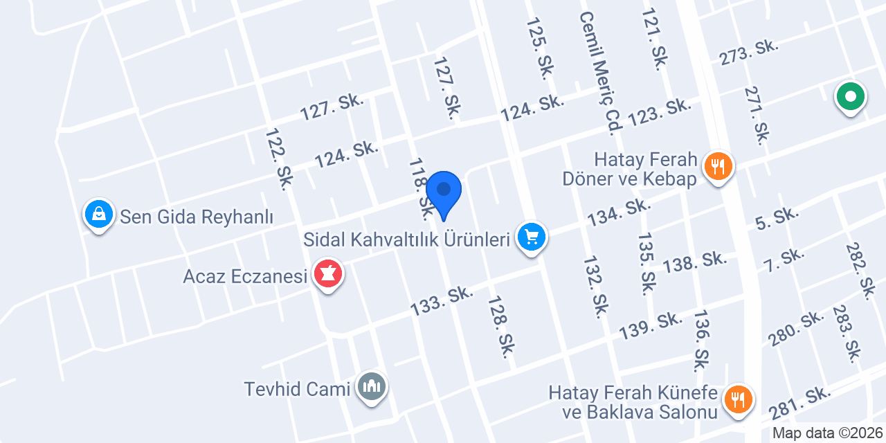 Özel Mervem Kreş ve ANAOKULU konumu