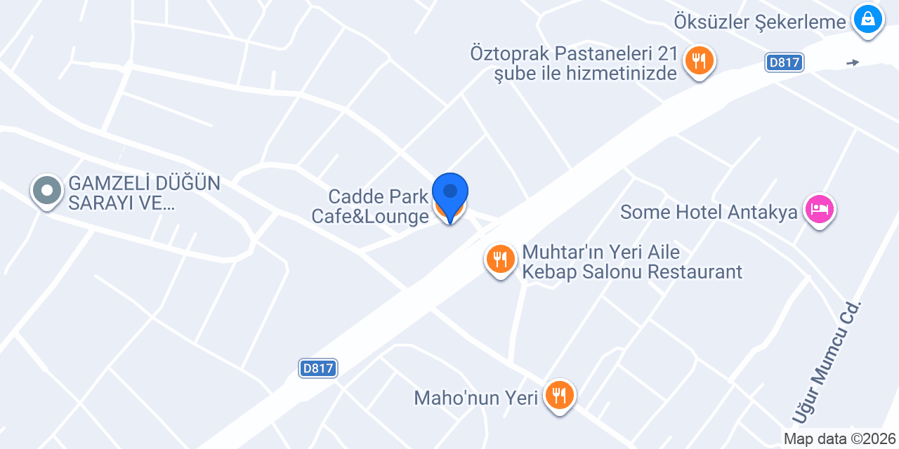 Cadde Park Cafe&Lounge konumu