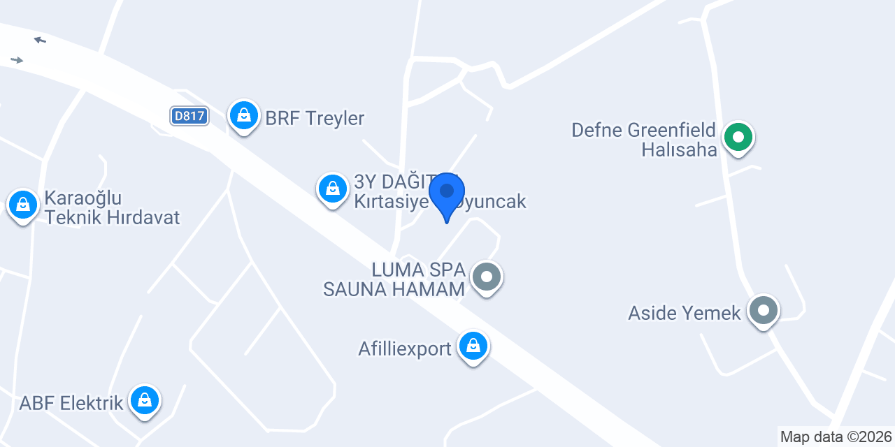 Bora Geri Dönüşüm Tesisi konumu