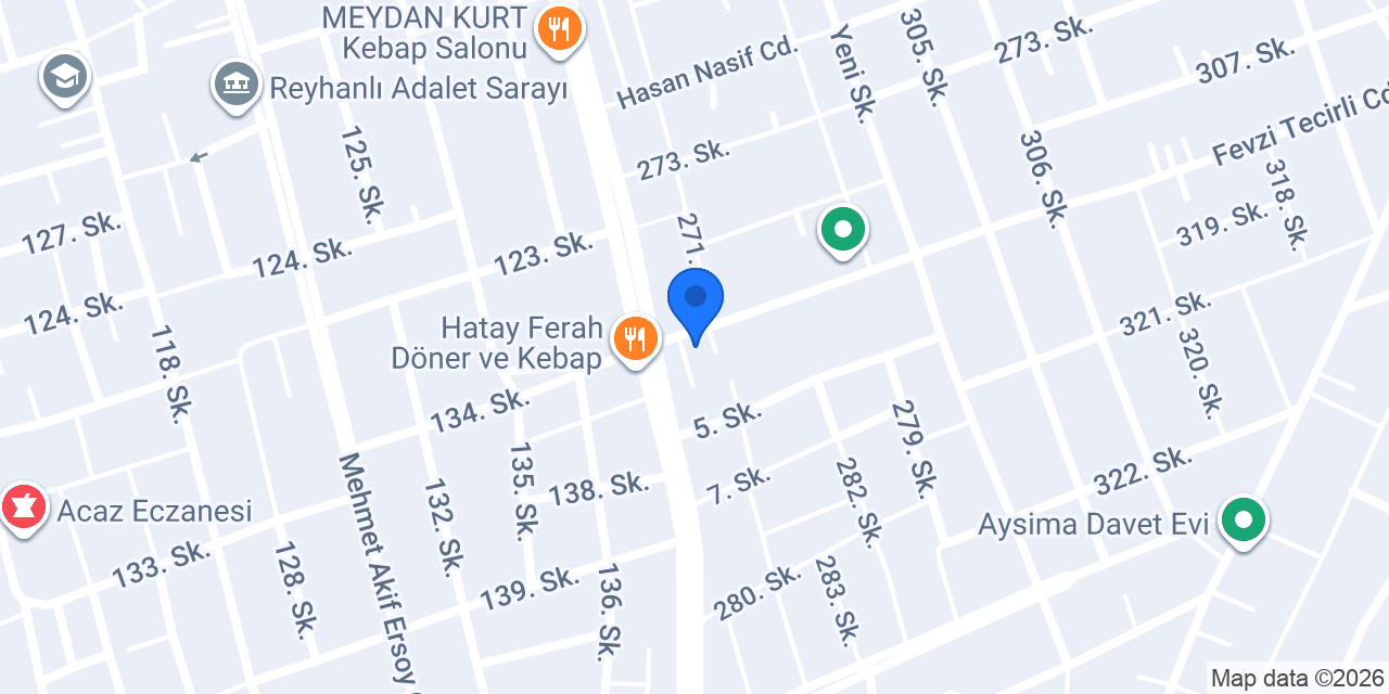 مطعم الذهبي konumu