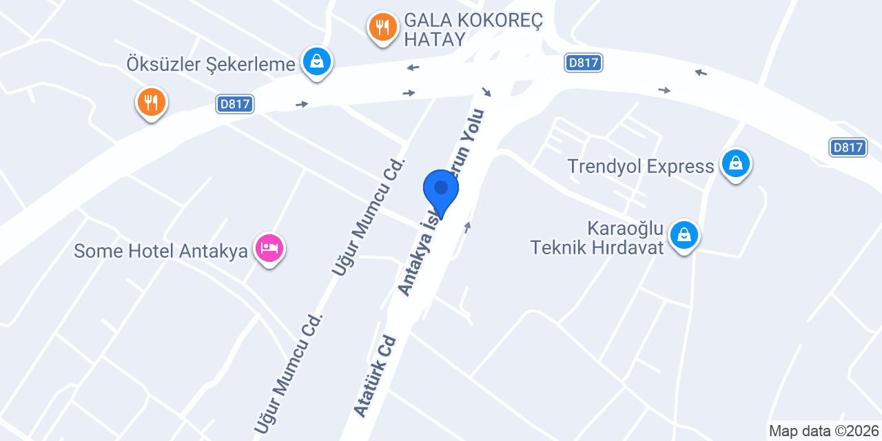 Antakya Final Okulları konumu
