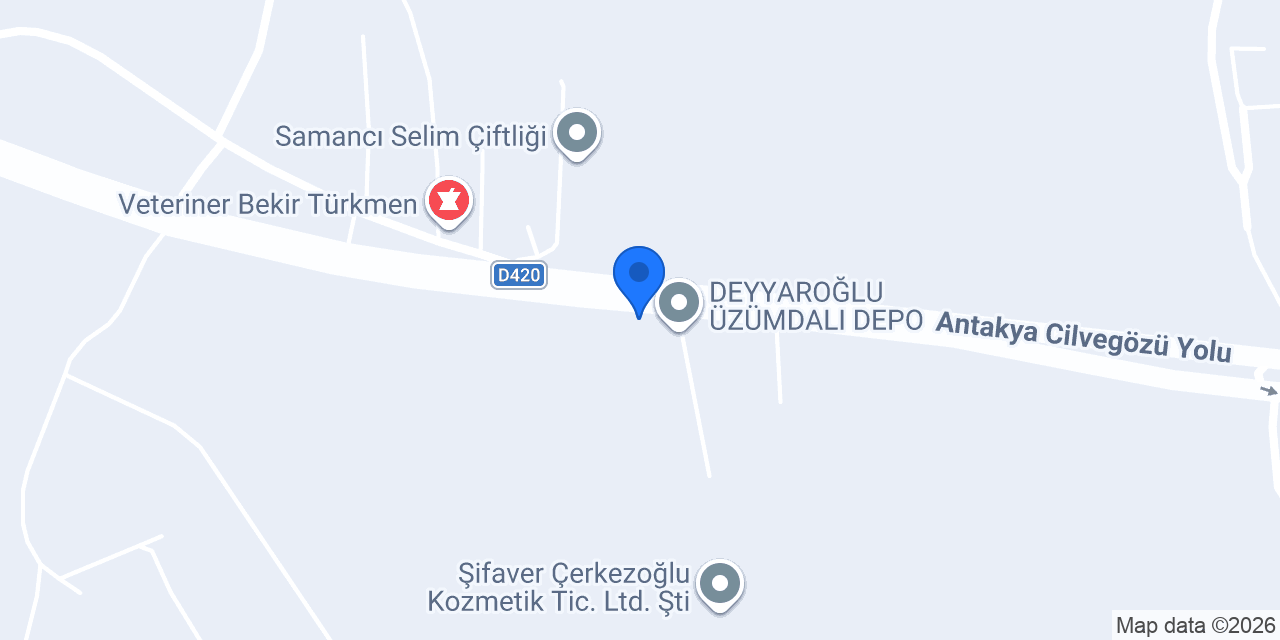 Akyürek Biber ve Domates Salçaları konumu