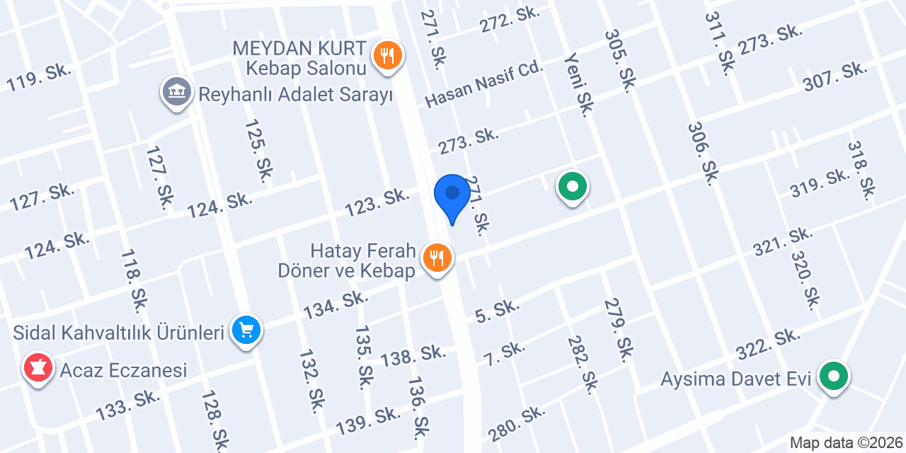 Döğücüler Düğün Salonu konumu