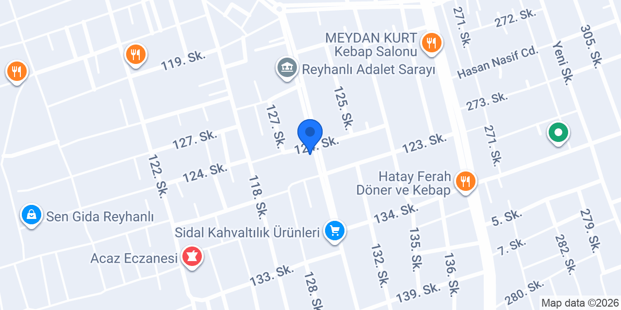 Bülent Börekçilik Reyhanlı konumu