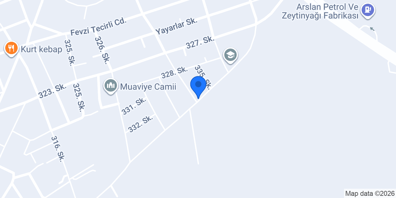Köşker harfiyat konumu