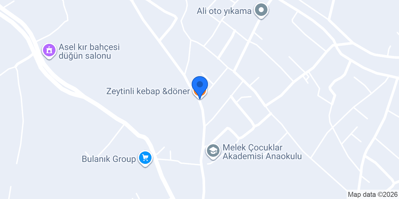 Zeytinli kebap &döner konumu
