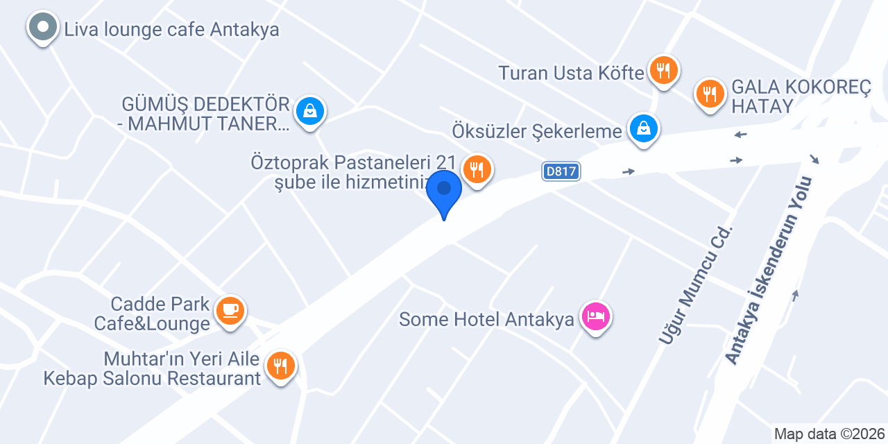 Çınar Et Döner konumu