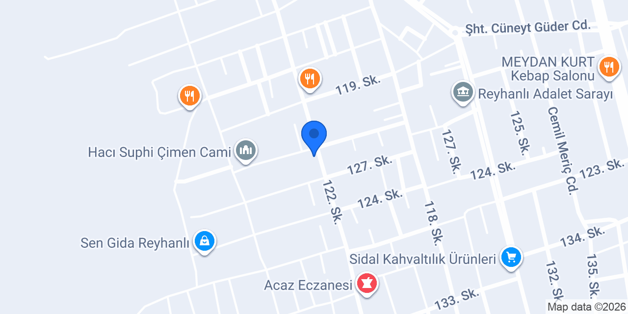 Öz Reyhanlı Mobilya Dünyası konumu
