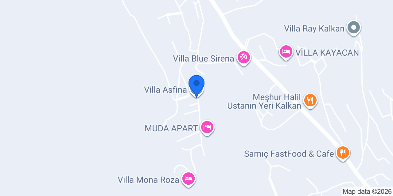Villa Asfina konumu