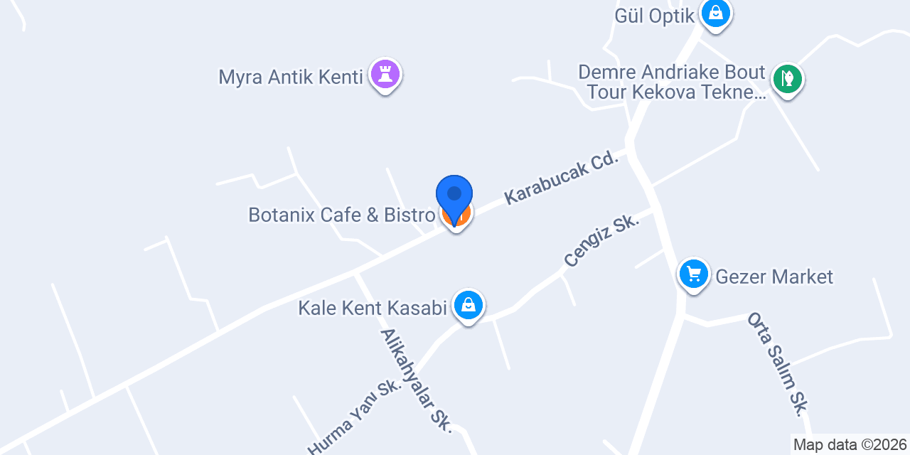 Botanix Cafe & Bistro konumu