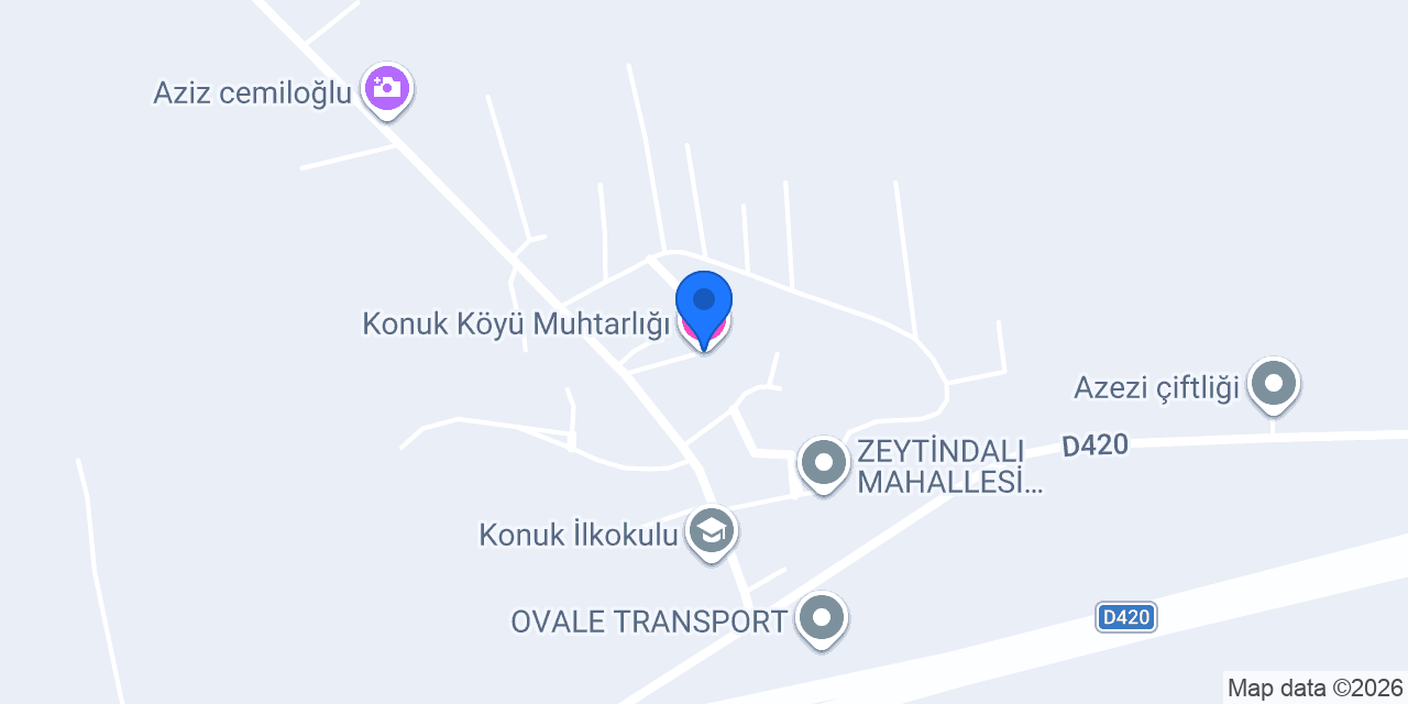 Konuk Köyü Muhtarlığı konumu