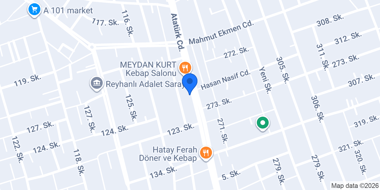 Ürkmez Hukuk Bürosu konumu