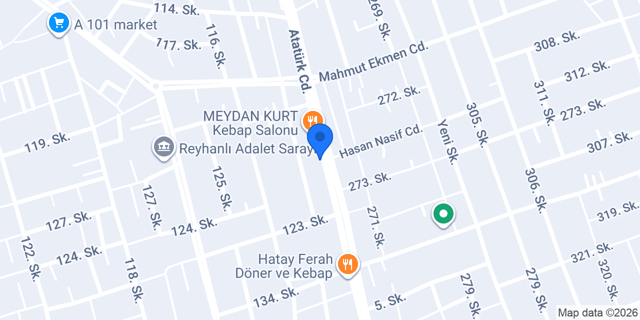 Nefis Döner Reyhanlı konumu