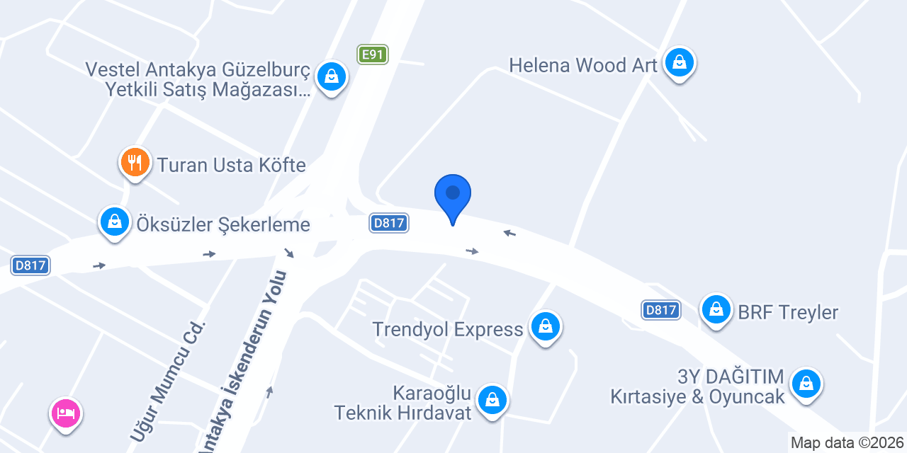 Hatay Vefa Petrol konumu