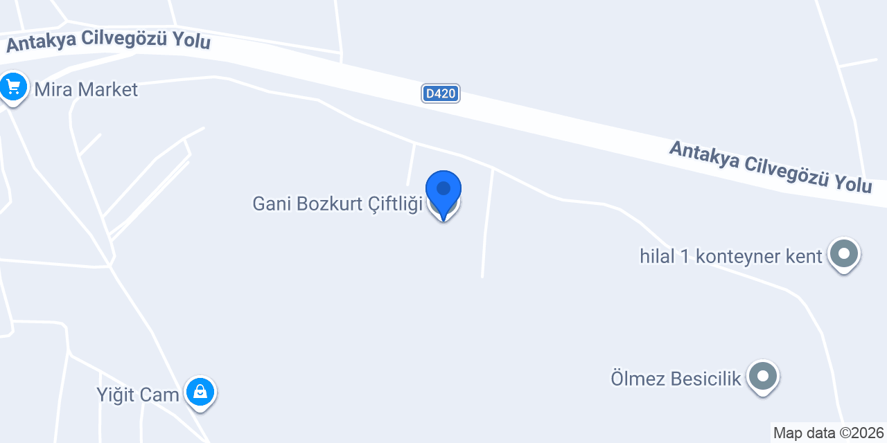 Gani Bozkurt Çiftliği konumu