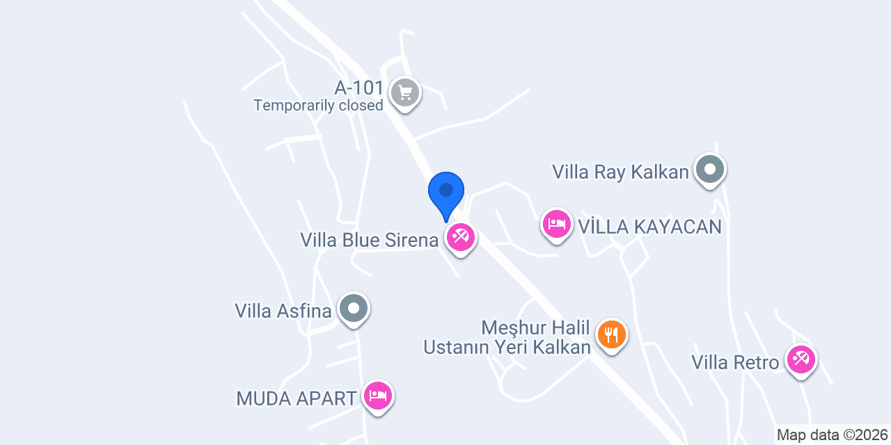 Villa Betül konumu