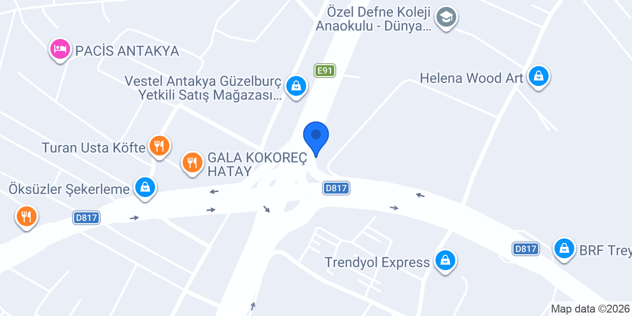 Hatay Anka Elektrik Mühendislik konumu