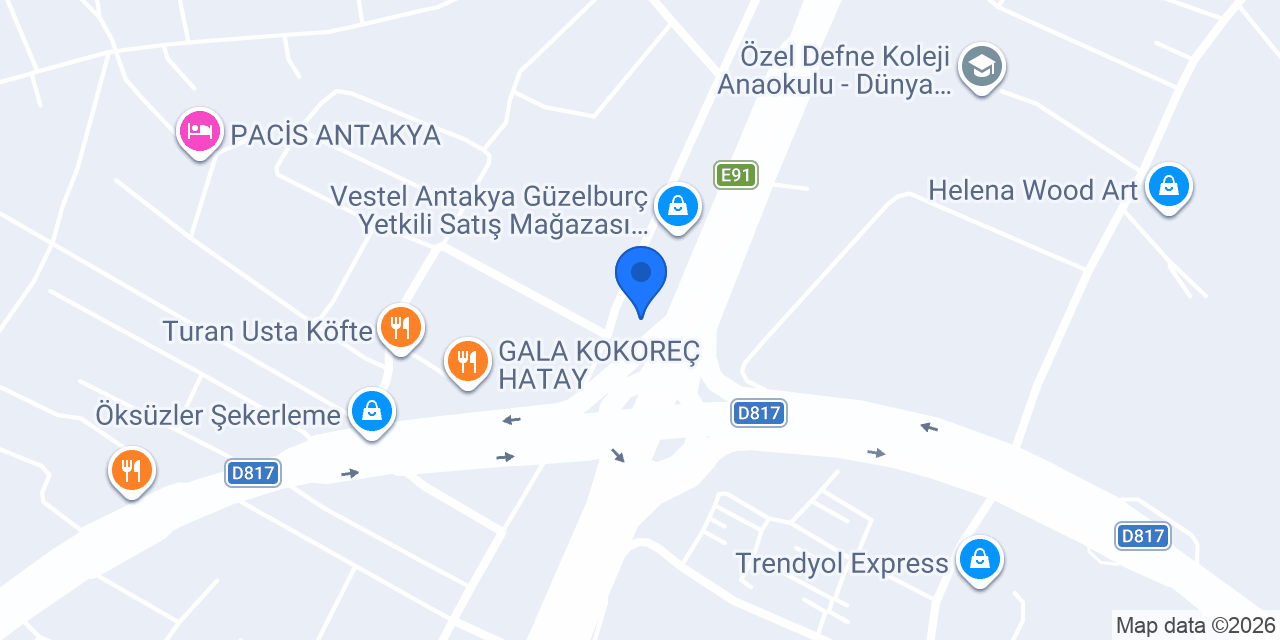 VakıfBank Antakya Şubesi konumu