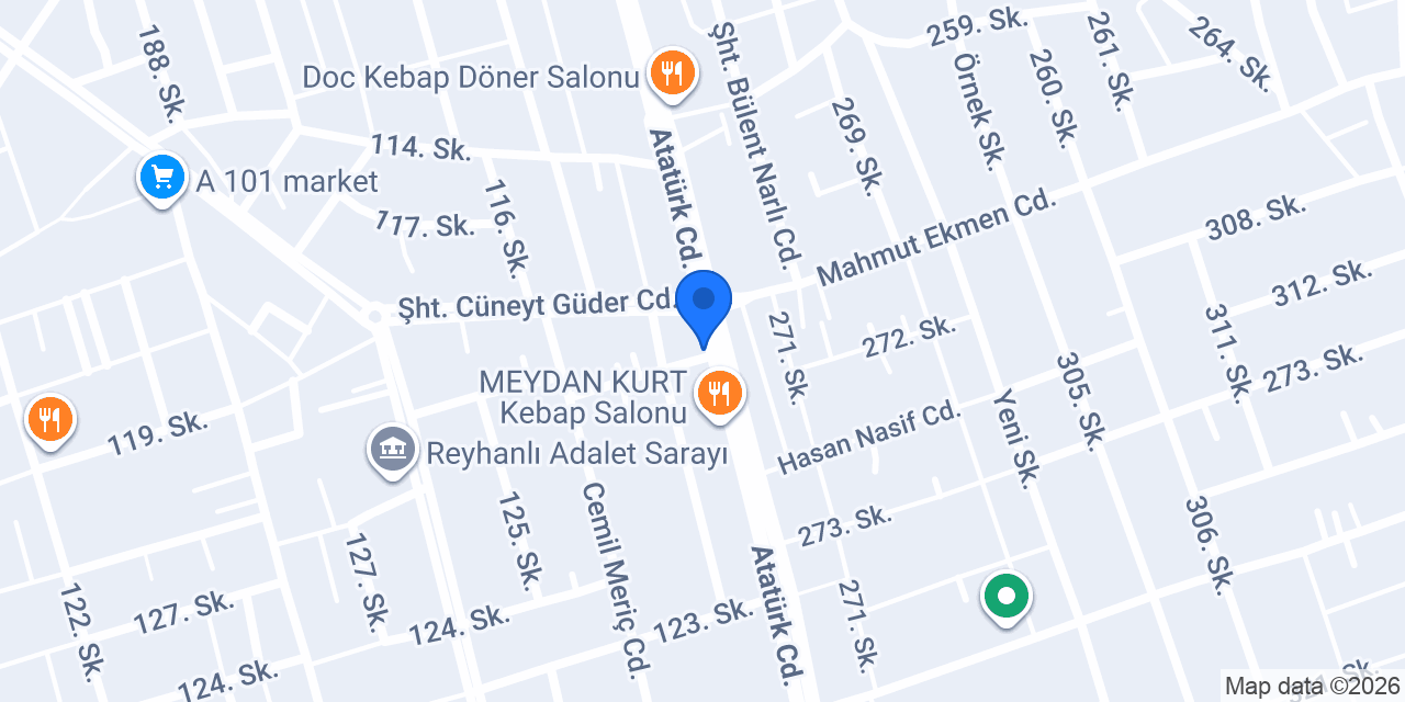 İŞLER KİTABEVİ REYHANLI ŞUBESİ konumu