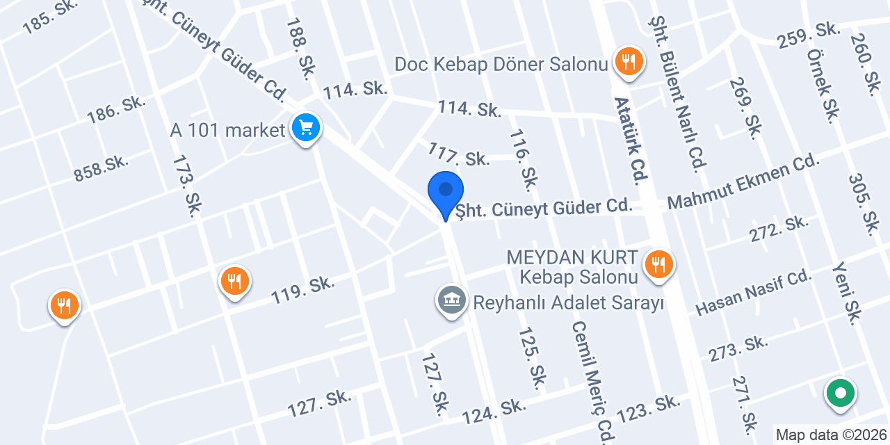 Ardıç fast food döner konumu
