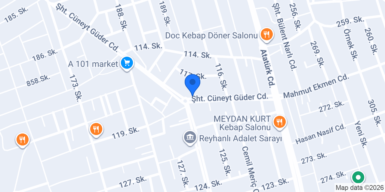 Reyhanlı Komagene Çiğ Köfte konumu