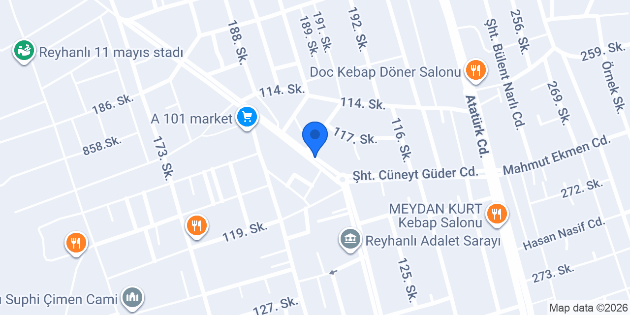 Ufuk Usta Köfte Reyhanlı konumu