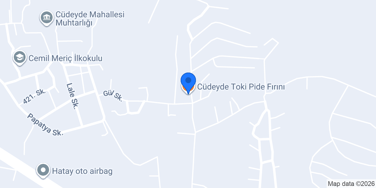 Cüdeyde Toki Pide Fırını konumu