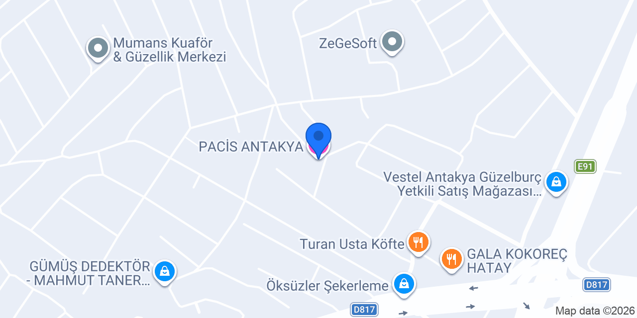 PACİS ANTAKYA konumu