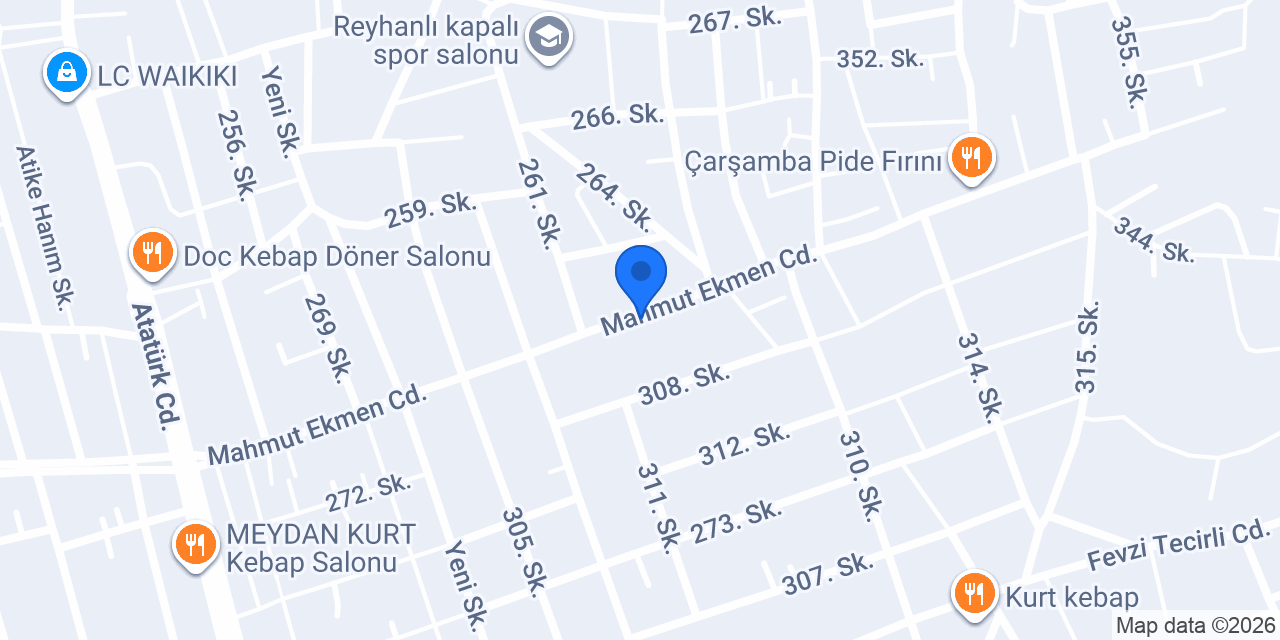 هاتاي تل HATAY TEL konumu