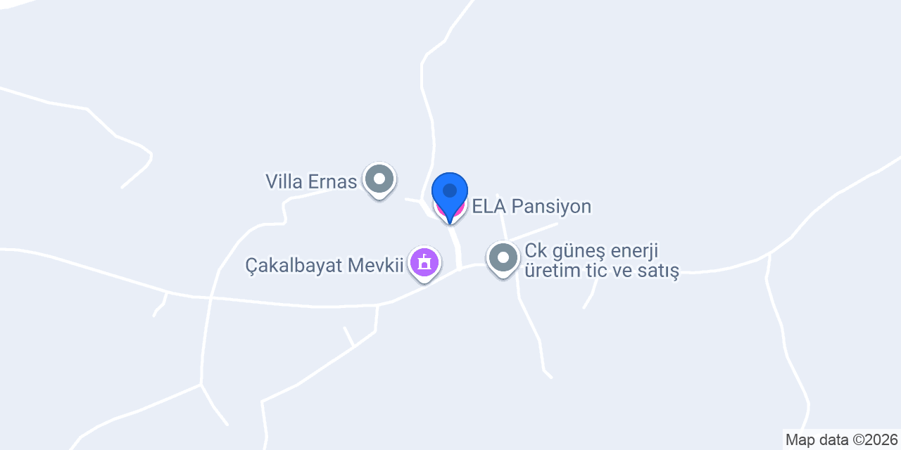 ELA Pansiyon konumu