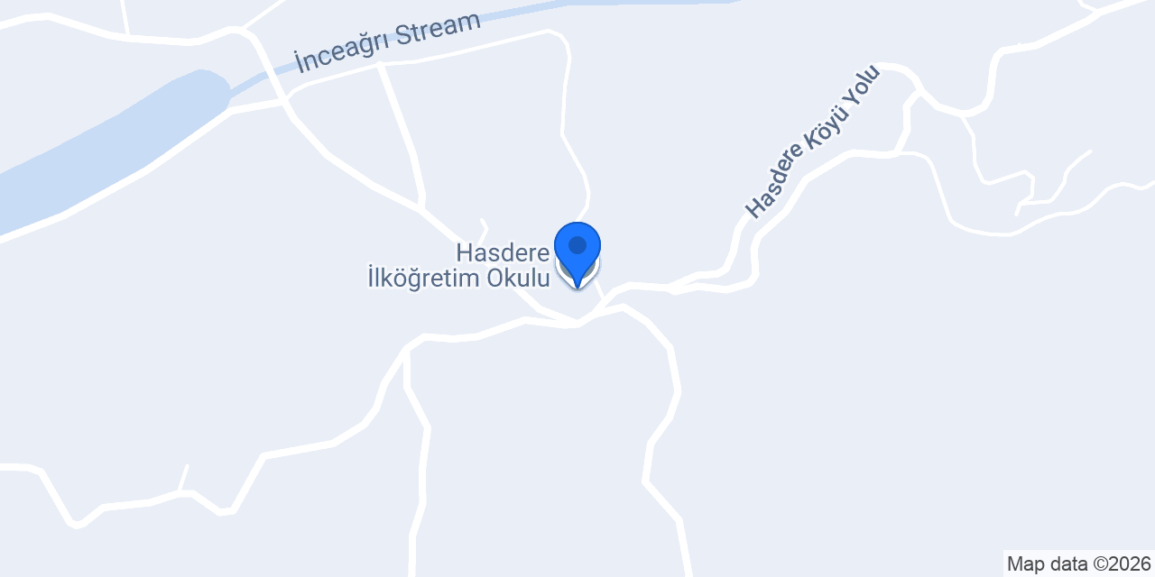 Hasdere İlköğretim Okulu konumu