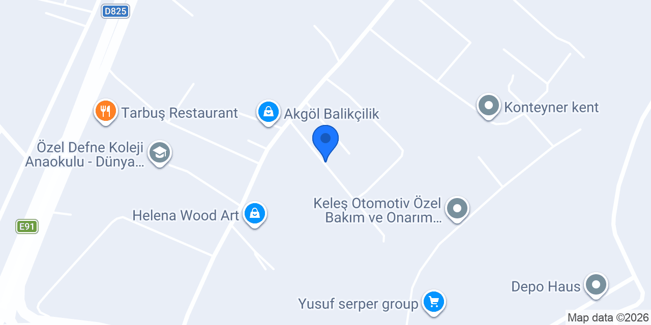 Akçay Ambalaj konumu