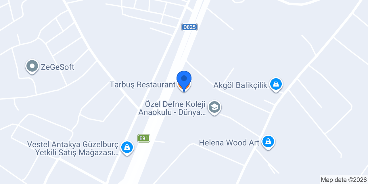 Tarbuş Restaurant konumu