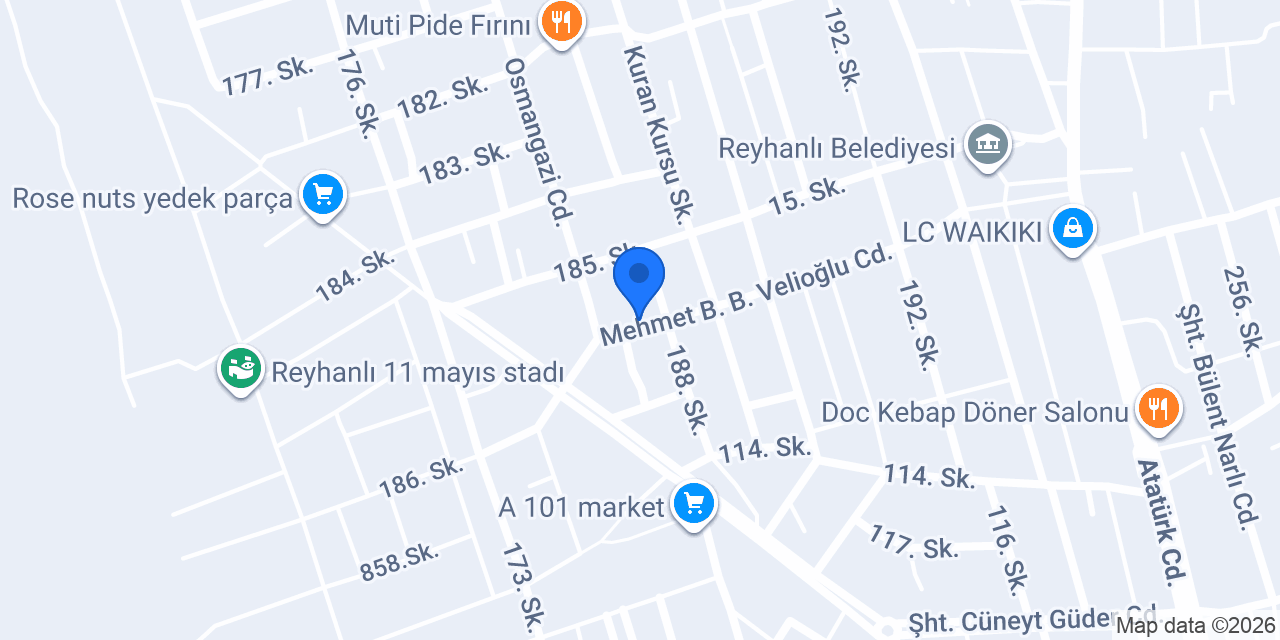 Kırat Erkek Kuaförü konumu