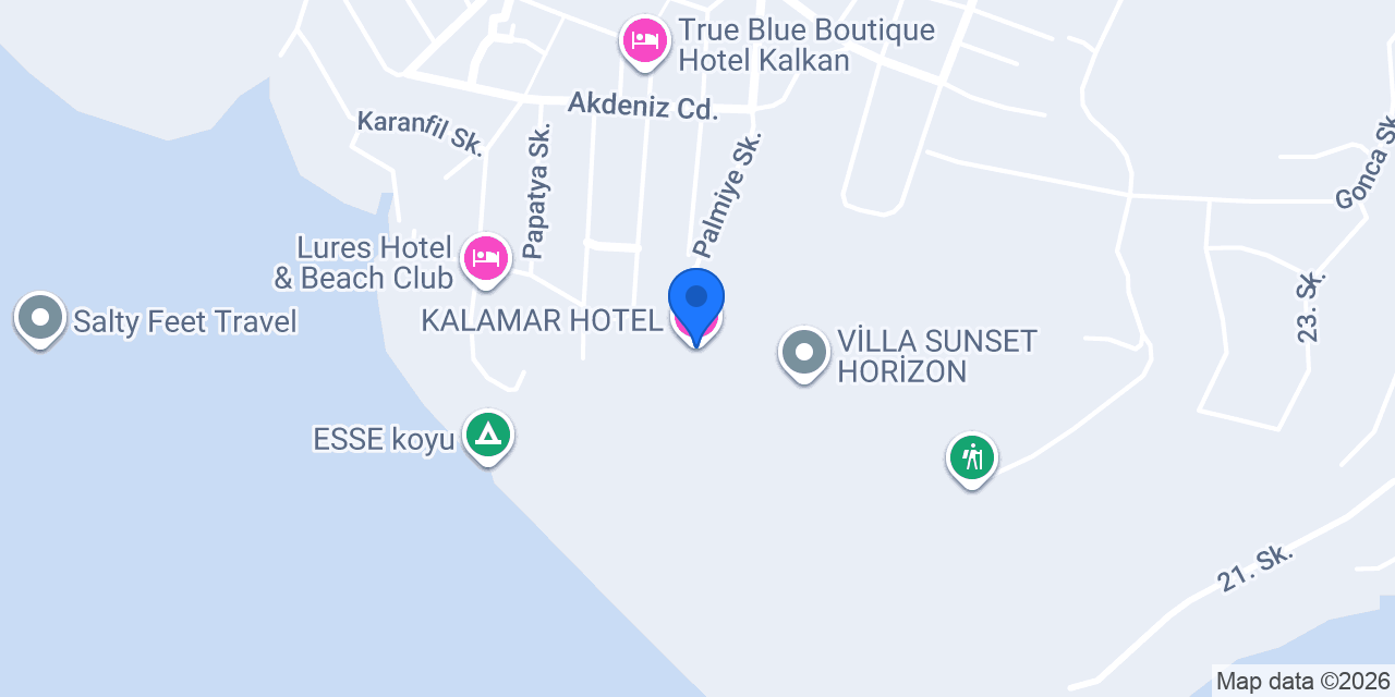 KALAMAR HOTEL konumu