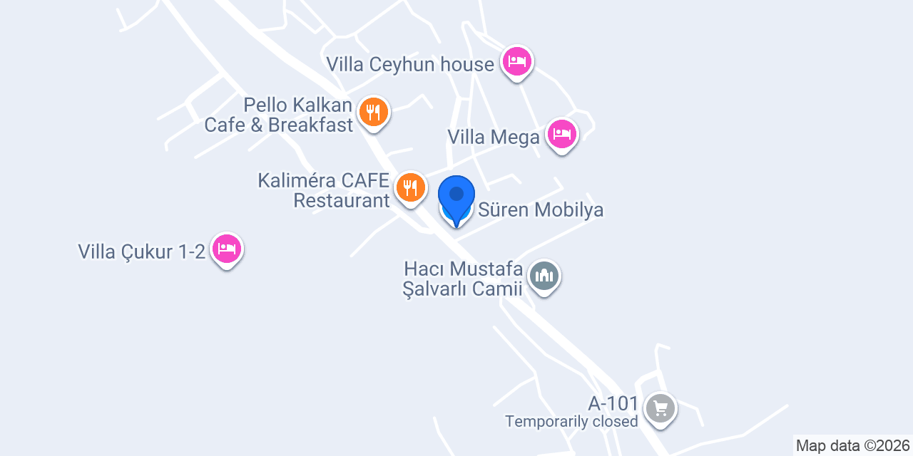 Süren Mobilya konumu