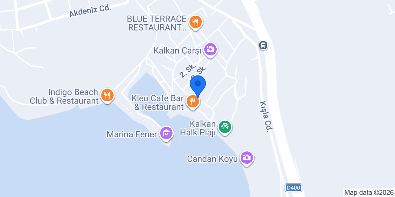 Kalkan Port Hotel konumu