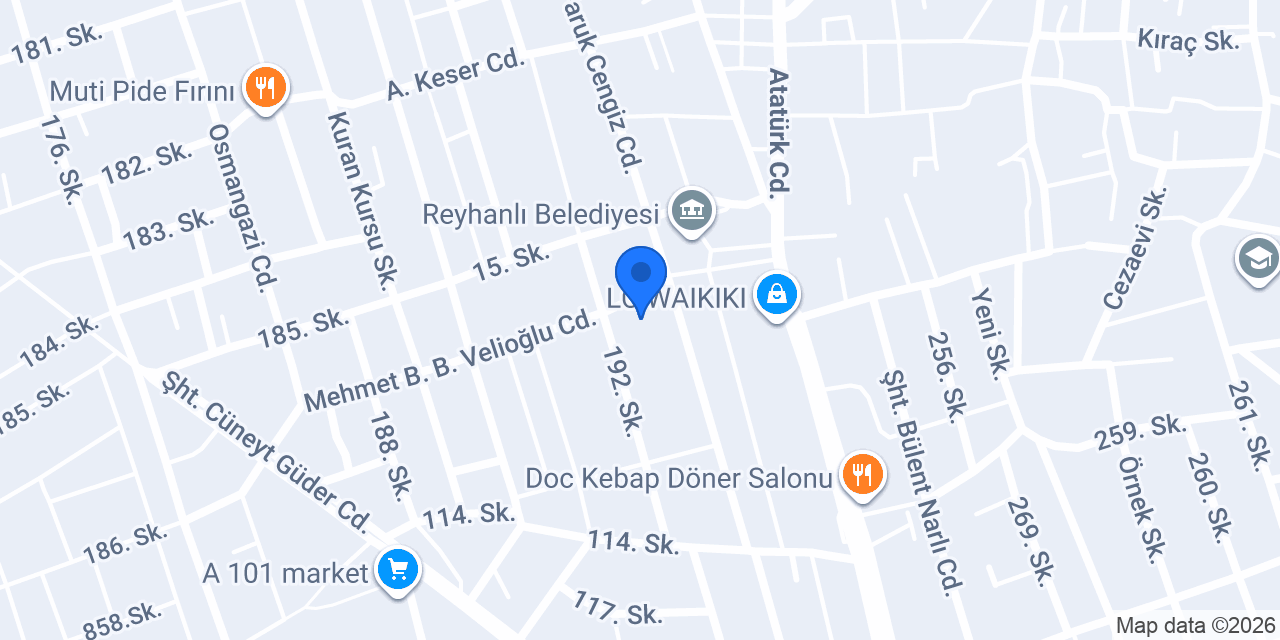 Batıray Züccaciye konumu