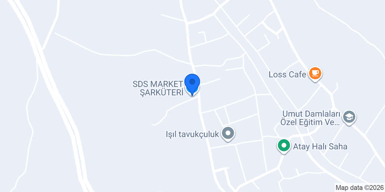 SDS MARKET ŞARKÜTERİ konumu