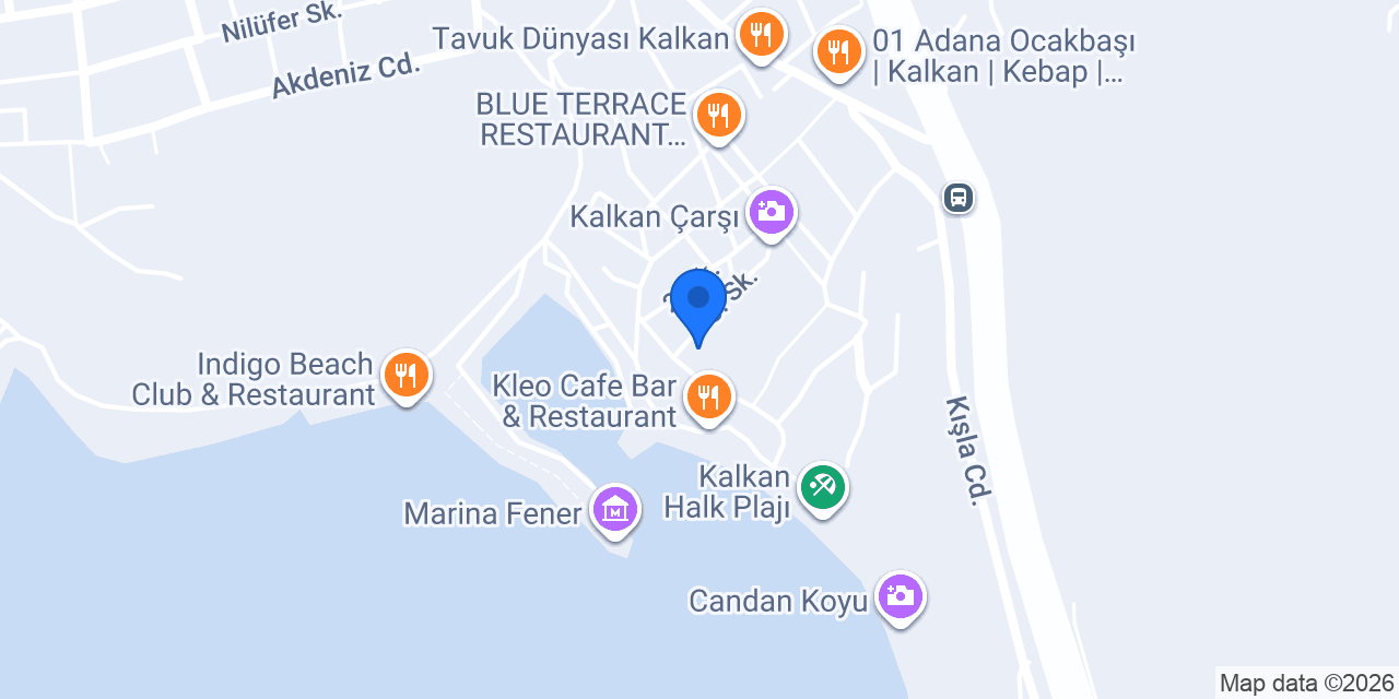 Kalkan Concierge konumu