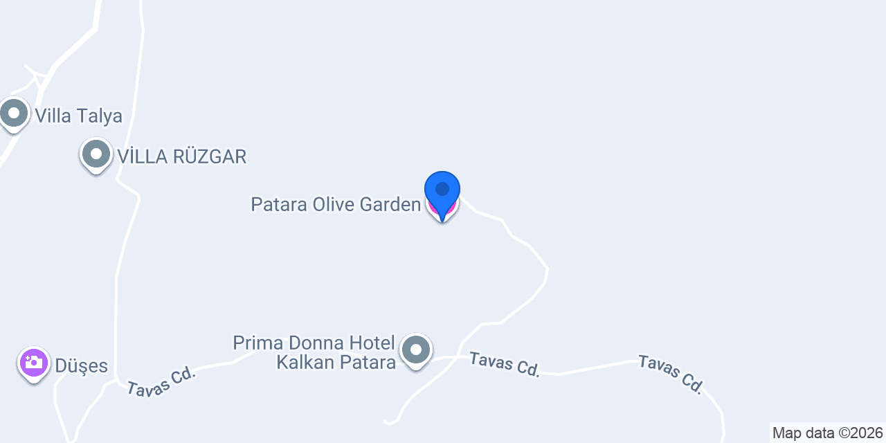 Patara Olive Garden konumu