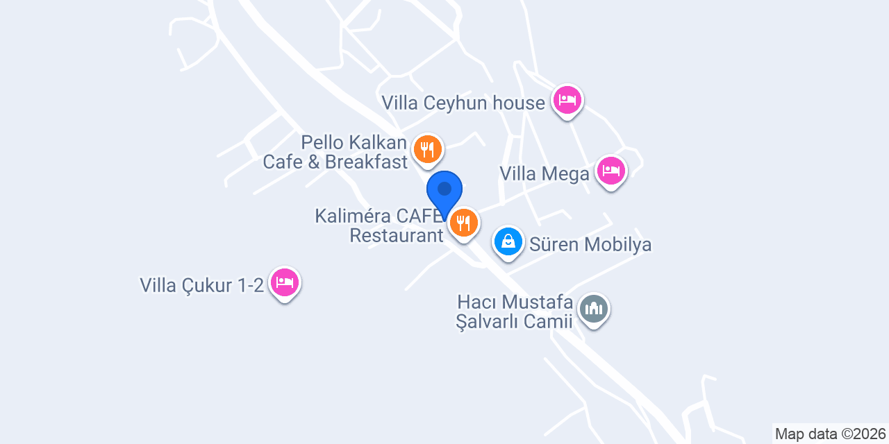Villa Corleone Kalkan konumu