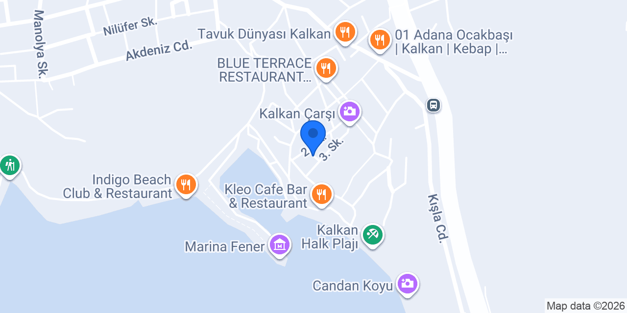 Yamaz Kalkan konumu
