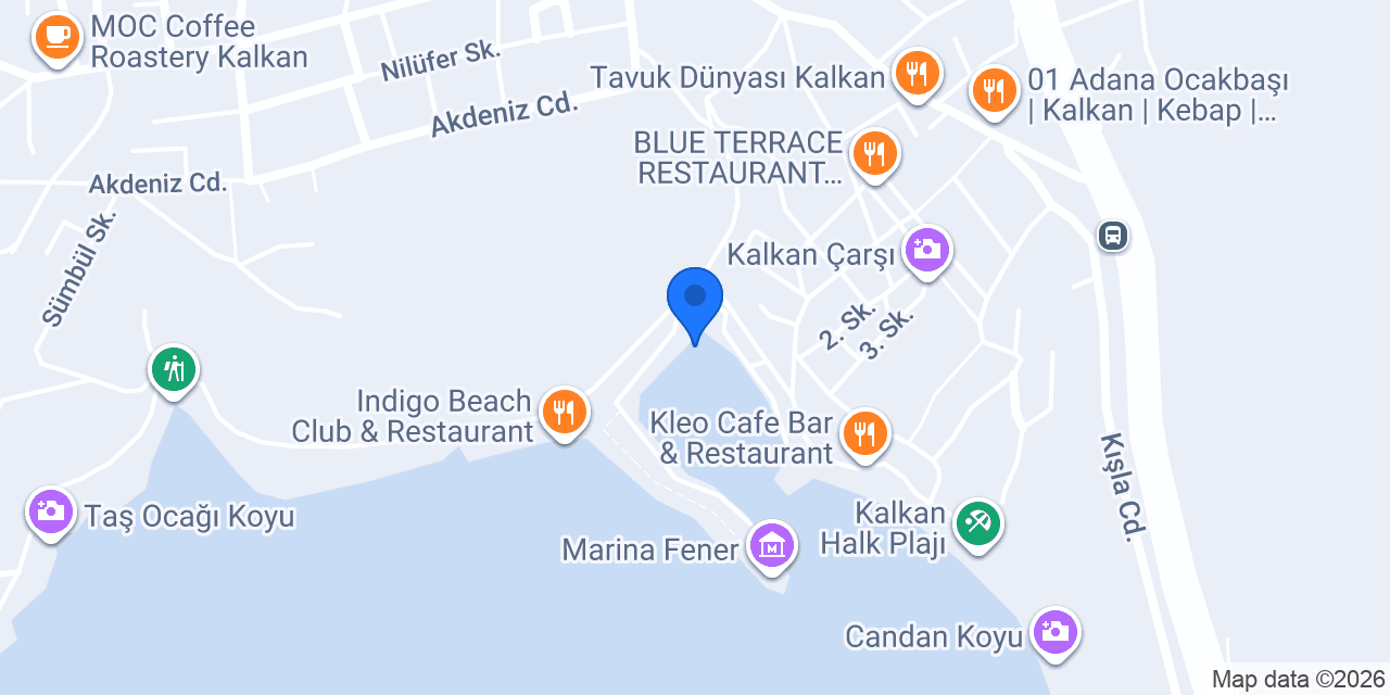 Yemekli Gezi Teknesi konumu