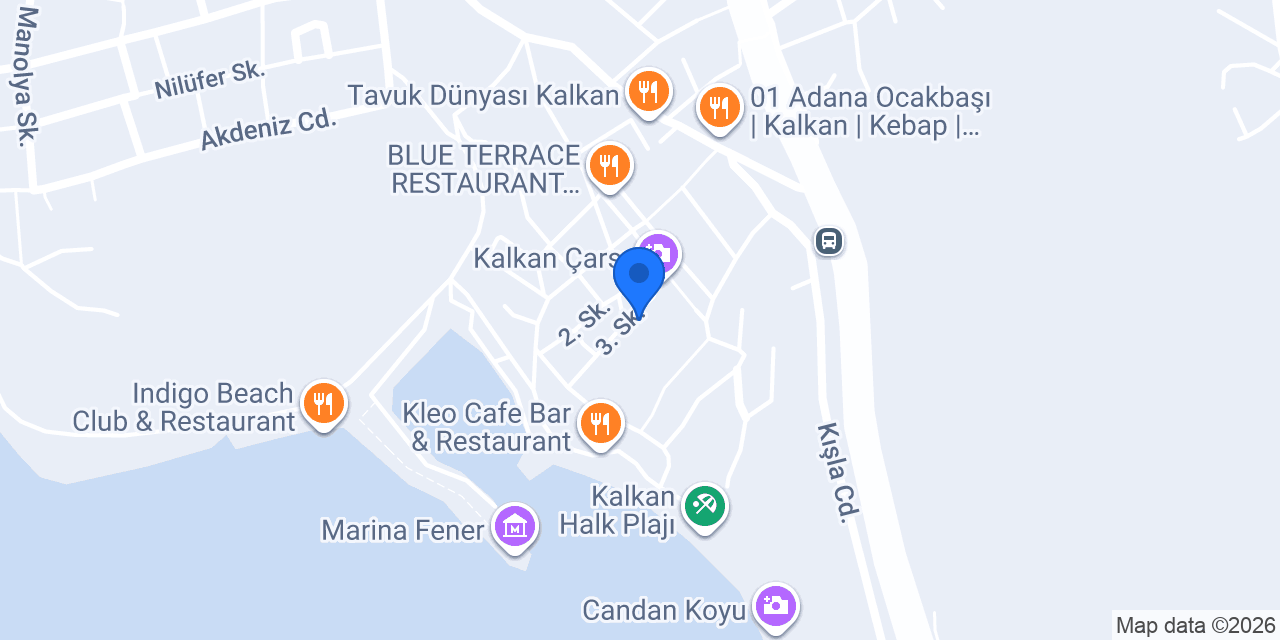 Ala Restaurant Kalkan konumu