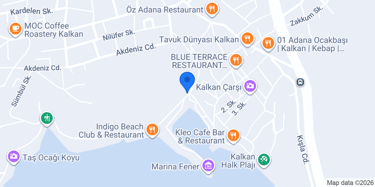 Blue Marlin Fish & Meze konumu